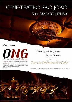 No Cine-Teatro São João em Palmela Concerto com a participação da Orquestra Philarmónica de Lisboa