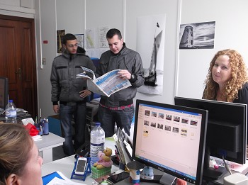 Barreiro - No jornal «Rostos» Estágio na área de de Técnico de Multimédia