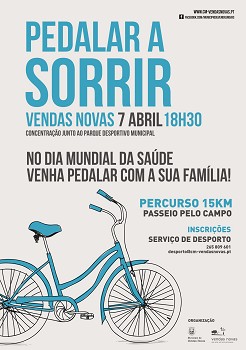 Vendas Novas comemora Dia mundial da saúde com passeio de bicicleta familiar