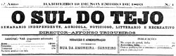 O SUL DO TEJO Nasceu há 111 anos no Barreiro Dia da Comunicação Social Barreirense