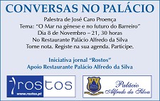 Conversas do Palácio “O Mar na génese e no futuro do Barreiro”