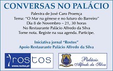 Conversas do Palácio “O Mar na génese e no futuro do Barreiro”