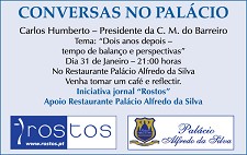 Conversa do Palácio Carlos Humberto, presidente da Câmara do Barreiro faz balanço e aponta perspectivas