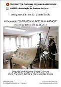 Exposição de gravura no Barreiro «O Douro e o Tejo Num Abraço»