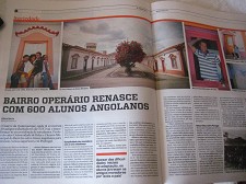 Bairro Operário do Barreiro e os novos residentes 600 estudantes angolanos são tema de grande reportagem do jornal «Sol»