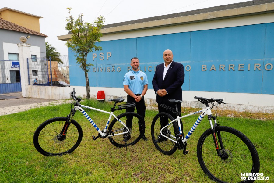Vereador da Câmara Municipal do Barreiro, Rui Pedro Pereira «As pessoas sintam, cada vez mais, o Barreiro como um município seguro» . CMB doa à PSP duas bicicletas