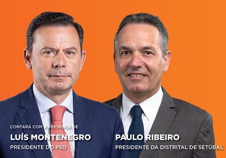 Nos Bombeiros Voluntários do Montijo Luís Montenegro no Jantar da tomada de posse da Distrital de Setúbal do PSD