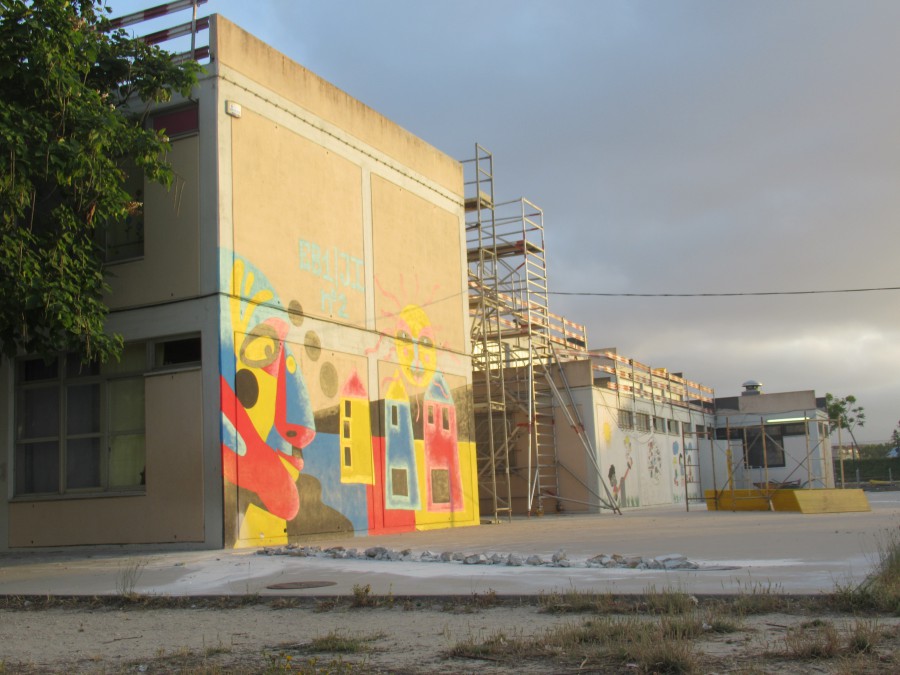 Barreiro – Rosto da Semana Escola n º 2 do Lavradio cobertura isenta de amianto.