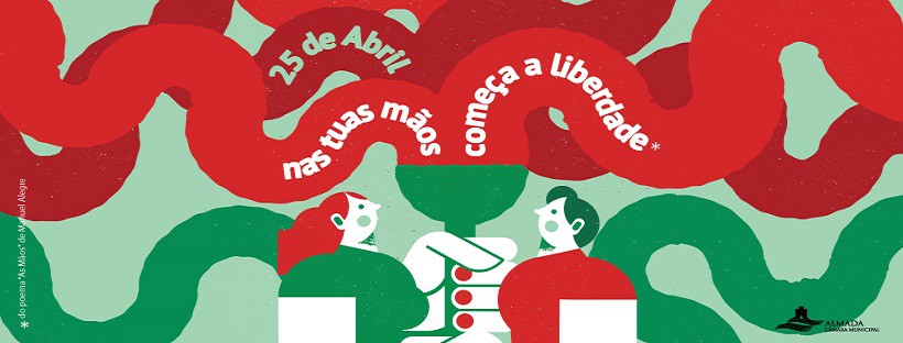 Almada celebra o 25 de Abril Com uma programação especial para ser vivida sem sair de casa