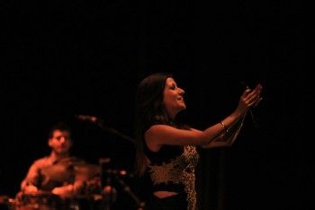 Ana Moura atuou ontem à noite em Setúbal