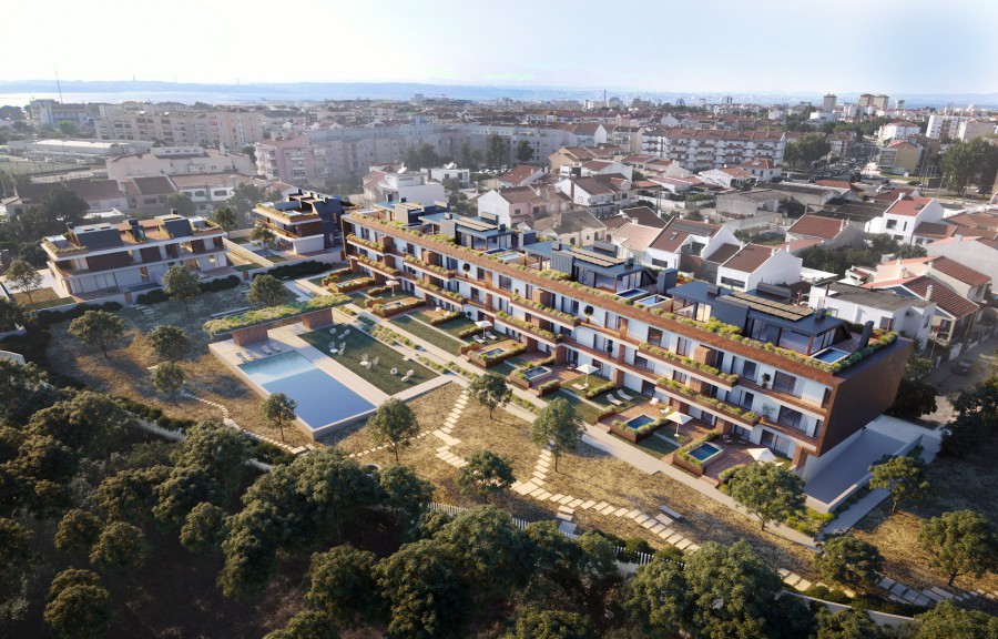 NO BARREIRO NAUS ECO VILLAGE O PRIMEIRO CONDOMÍNIO DE LUXO . Os preços variam entre os 490 mil e o 1 milhão e 800 mil euros