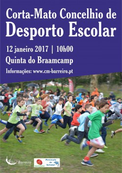 Corta-Mato Concelhio de Desporto Escolar - Barreiro Vai juntar muitas centenas de alunos na Quinta do Braamcamp