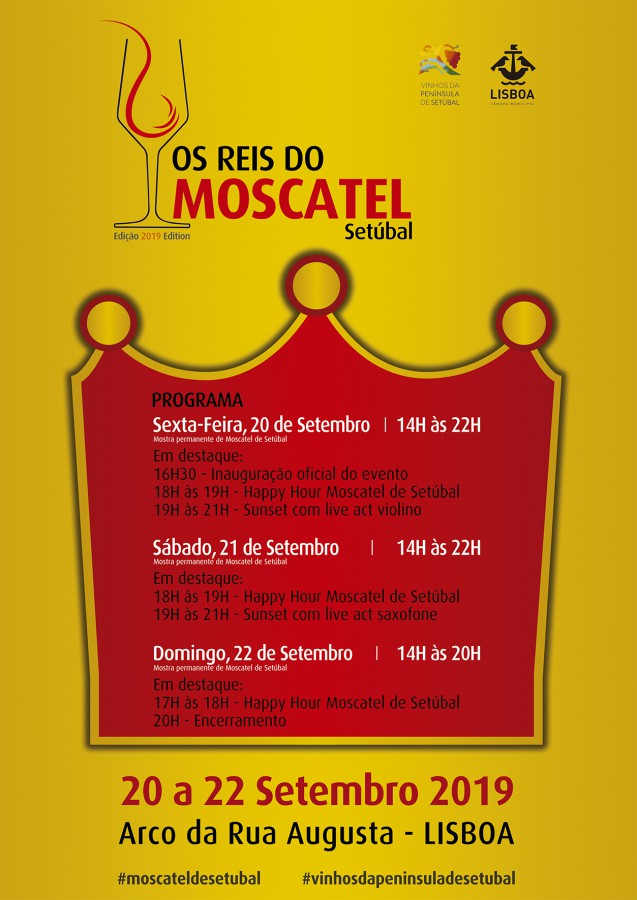 Reis do Moscatel de Setúbal Vinhos, gastronomia e música regressam à Rua Augusta