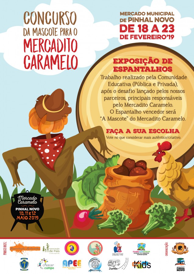 Pinhal Novo - Concurso elege mascote do Mercadito Caramelo.