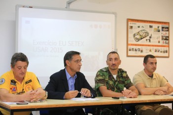 Setúbal - Exercício de busca e resgate em estruturas colapsadas Conta com participação de equipas e peritos internacionais