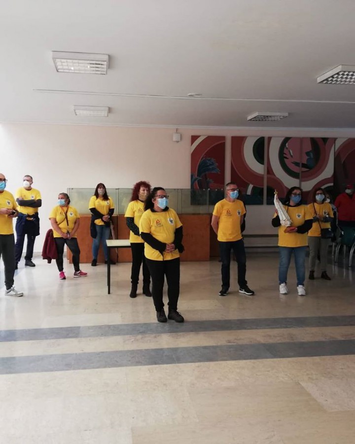 Barreiro - Bombeiros do Sul e Sueste Grupo de Peregrinos homenageia profissionais de saúde