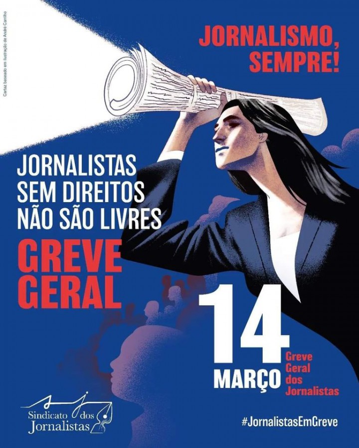 GREVE GERAL DE JORNALISTAS Jornal Rostos solidário com a Greve Geral dos Jornalistas