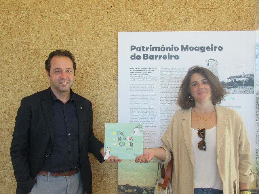 Apresentação do livro infantil «O rio, os moinhos e a gaivota» No Barreiro existe muita coisa boa e foi sempre uma boa inspiração