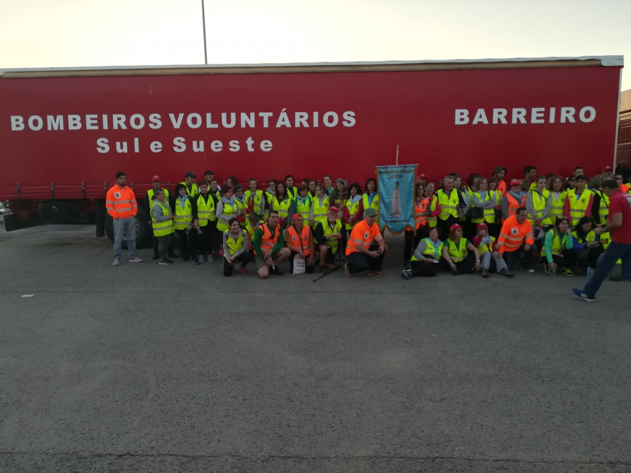 Bombeiros Voluntários do Sul e Sueste do Barreiro Uma centena de peregrinos na 8ª Peregrinação a Fátima