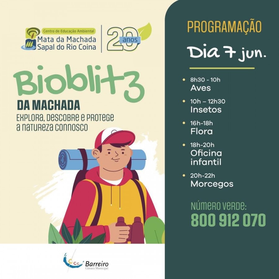 BARREIRO - BioBlitz da Mata da Machada