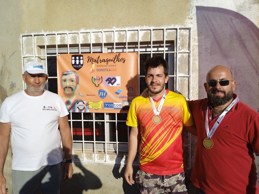Os Camarros - Associação de Pesca Local Recebem primeira etapa do Matraquilhos Barreiro Series . Vencedores Renato Santos e Telma Batista
