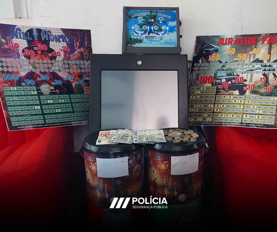 Seixal - Operação de Fiscalização Apreendidas cinco máquinas de exploração de Jogo Ilegal
