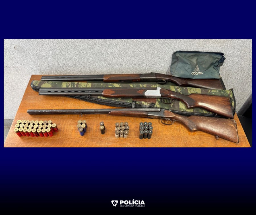 Seixal – Detido por detenção de armas de fogo e munições Obrigava a vítima sob ameaça a proceder à reparação da sua viatura