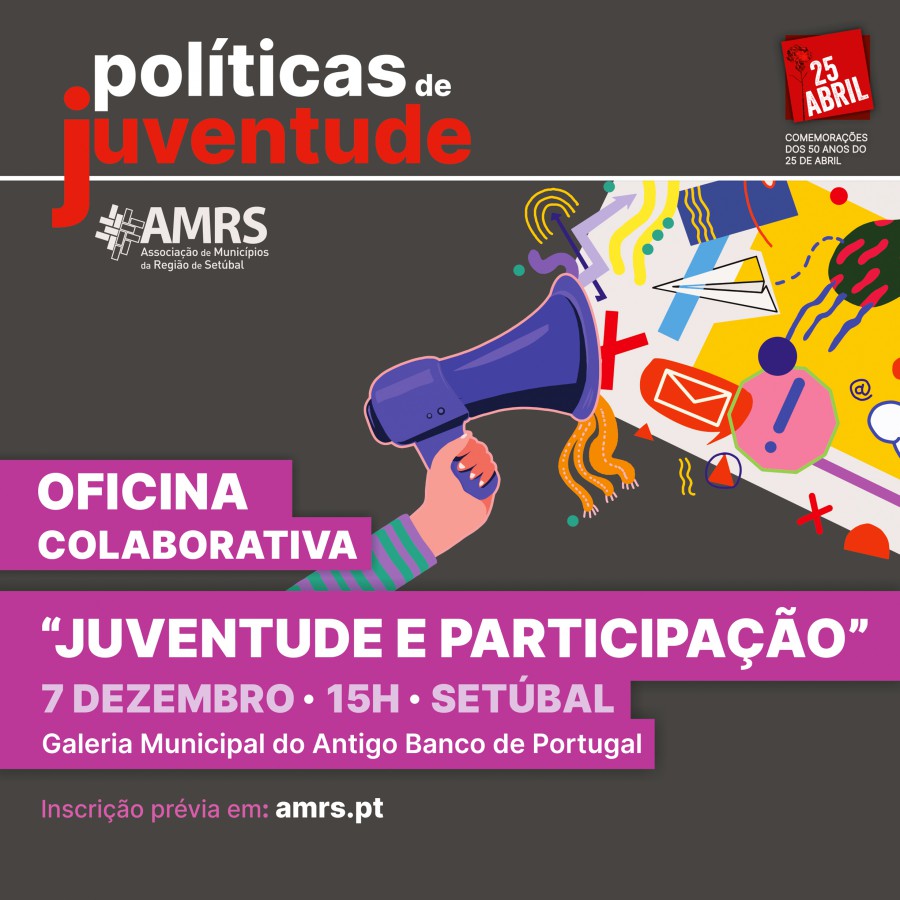 AMR de Setúbal - Oficina Colaborativa promove reflexão Sobre a importância da participação juvenil na definição de políticas públicas