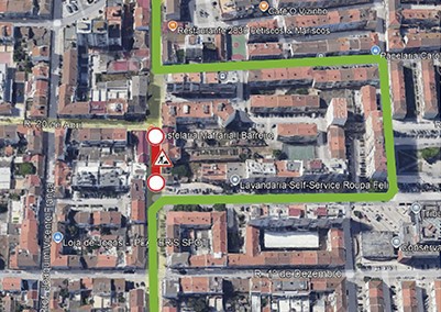 BARREIRO - Circulação de trânsito na Rua Miguel Bombarda Entre a Rua 20 de abril e a Avenida de Santa Maria