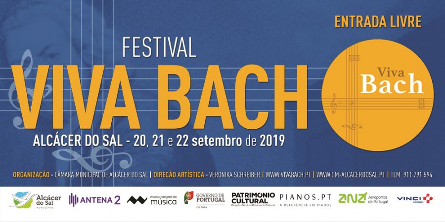 Música e vida de Bach em destaque em Alcácer do Sal Festival «VIVA BACH» destaque em setembro