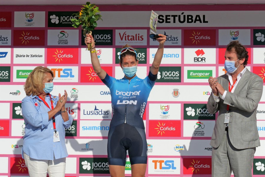 Volta a Portugal Feminina Cofidis primeira etapa findou em Setúbal Danielle Shrosbree da LDN/Brother UK venceu