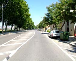 Na Avenida Bento Gonçalves - Barreiro ALTERAÇÃO TEMPORÁRIA DOS CONTENTORES DO LIXO