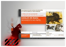 No Fórum Comercial - Barreiro “Cavalos de magia - Movimento no papel”