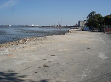 Avenida Bento Gonçalves no Barreiro Obras de reabilitação da muralha já arrancaram