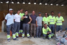 No Barreiro Formação de pedreiros, cabouqueiros, e calceteiros
