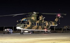 Helicóptero EH-101 da Força Aérea do Montijo Salva vida de um homem num navio a noroeste de Lisboa