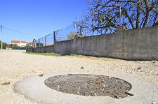 Brejos de Azeitão em Setúbal rede de drenagem de águas residuais