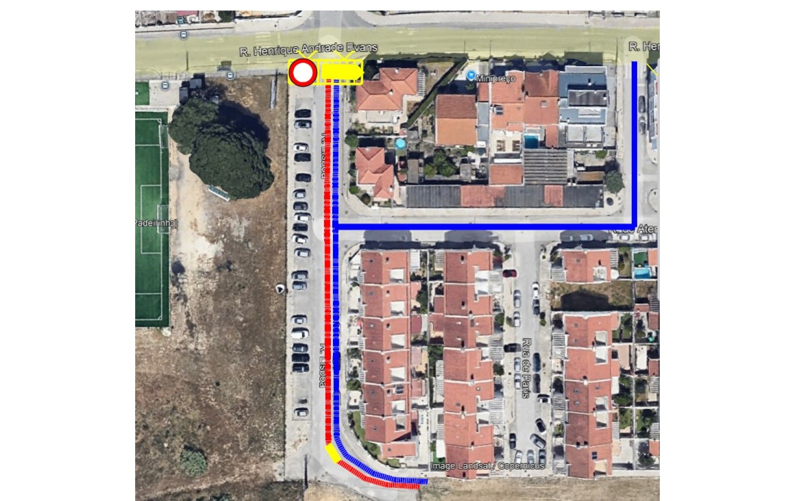 Barreiro - Santo António da Charneca Na Rua de Lisboa corte parcial de trânsito . De 7 de outubro até 31 de dezembro