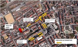 Barreiro - Obra no cruzamento entre as Ruas Miguel Bombarda e Manuel Pacheco Nobre