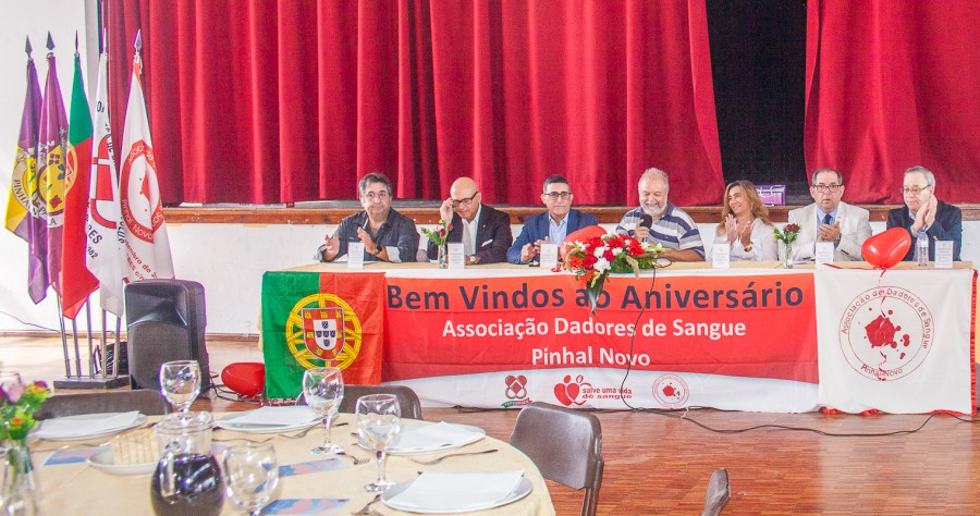 Associação de Dadores Benévolos de Sangue de Pinhal Novo No 24º Aniversário comemorou as 536 dádivas de 2021