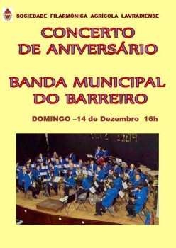 Comemorações do 147º aniversário da SFAL Concerto com a Banda Municipal do Barreiro