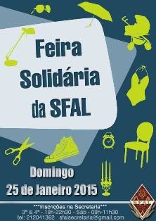 Feira Solidária na SFAL – Barreiro Um espaço aberto de divulgação de livros e artesanato
