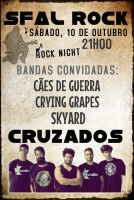Barreiro - Noite de rock na SFAL «Cruzados» e mais três bandas dão vida à noite