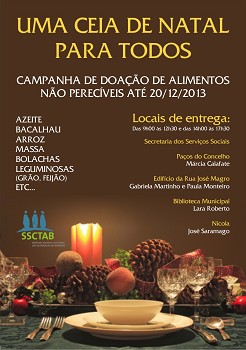 Serviços Sociais e Culturais das Autarquias do Barreiro Campanha de doação de alimentos