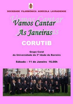Barreiro - Corutib canta Janeiras na SFAL Manter vivas as tradições na vida associativa e na comunidade lavradiense