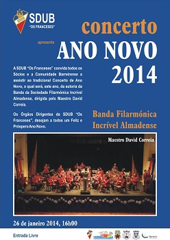 SDUB «Os Franceses» - Barreiro CONCERTO DE ANO NOVO