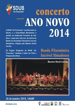 SDUB «Os Franceses» - Barreiro CONCERTO DE ANO NOVO