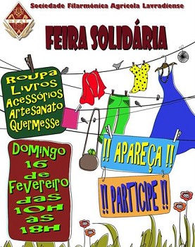 Barreiro - Feira Solidária na SFAL Acontece no dia 16 de Fevereiro