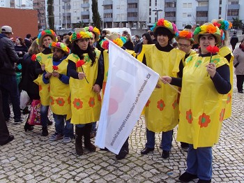 Barreiro - Com participação no Carnaval das Escolas de 2014 Associação NÓS representou as Floristas do 25 de Abril