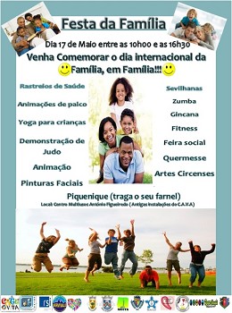 Vale da Amoreira - Moita CRIVA assinala Dia Mundial da Família